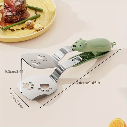 Household stainless steel fish spatula, portable kitchen tool