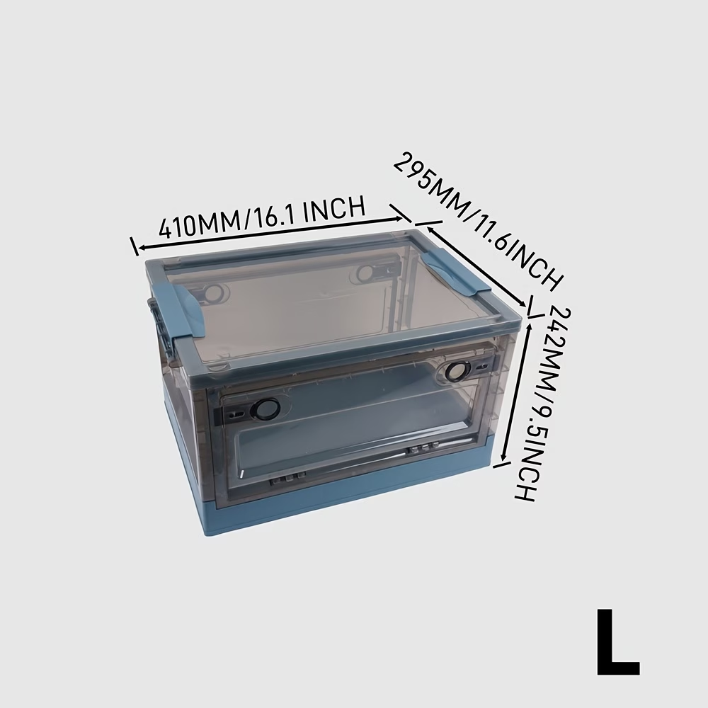 Large capacity brown folding storage box