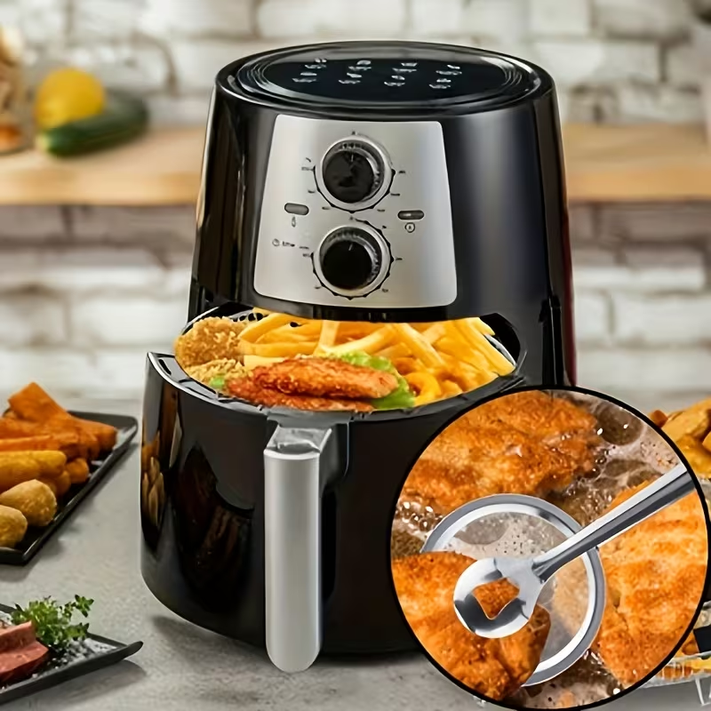 Extended stainless steel oil strainer | Multi-functional non-stick oil pan clamp