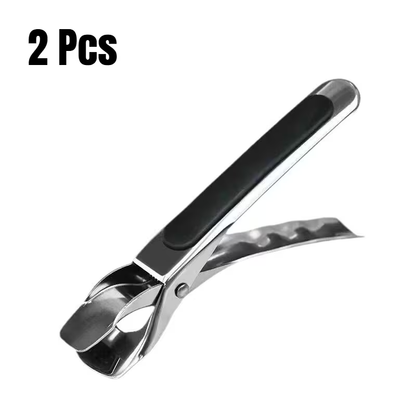 2-Pack Stainless Steel Heat-Resistant Clamping Pliers | Non-Slip