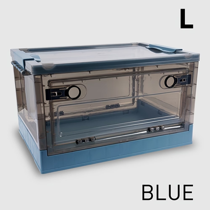 Large capacity brown folding storage box