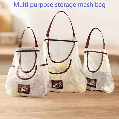 1 large multi-functional mesh storage bag