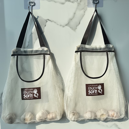 1 large multi-functional mesh storage bag