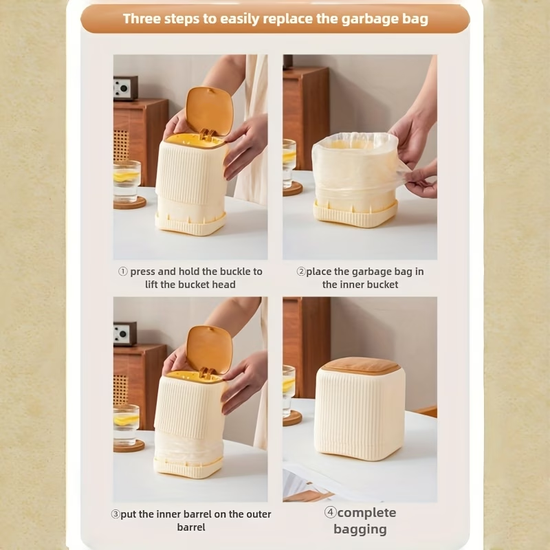 Featuring a double-barrel design and a wood-grain finish, it comes with a sealing lid.