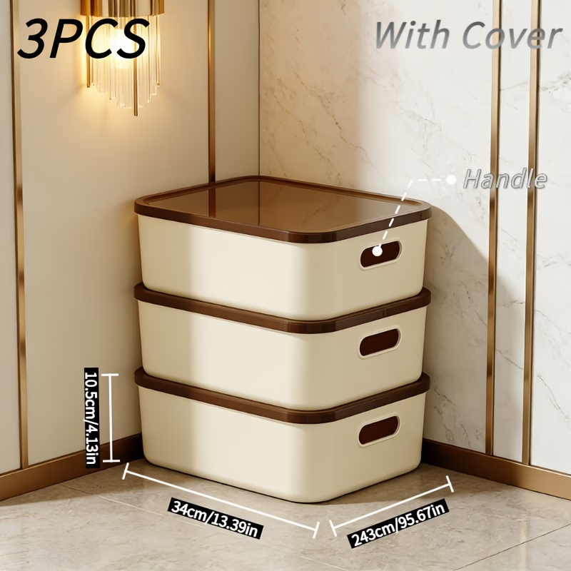 Four-piece storage box set – a simple and multifunctional storage solution