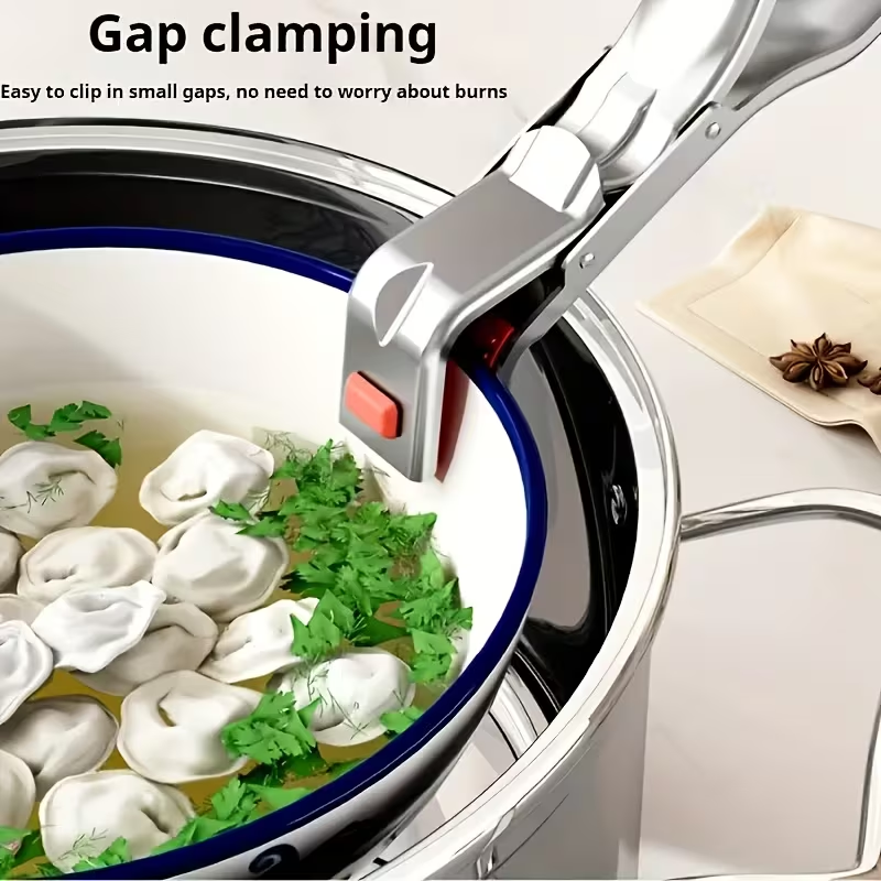 Stainless steel heating clips, non-slip, high-temperature resistant oven tray clips