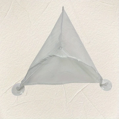 1  cup mesh storage bag, bathtub toy hanging bag