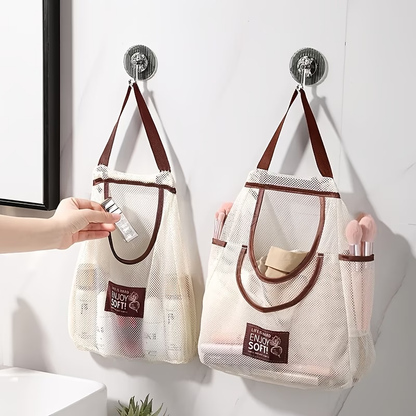 1 large multi-functional mesh storage bag