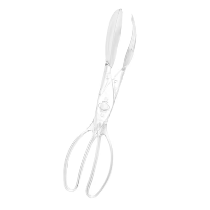 Heavy-duty clear plastic salad scissors and clips - reusable heavy-duty scissors